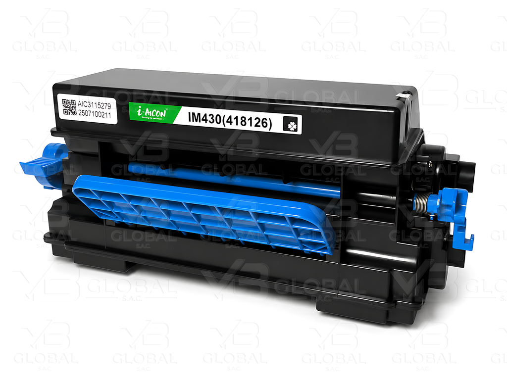 Cartucho de Tóner Black Compatible Ricoh IM 430 Marca i-Aicon