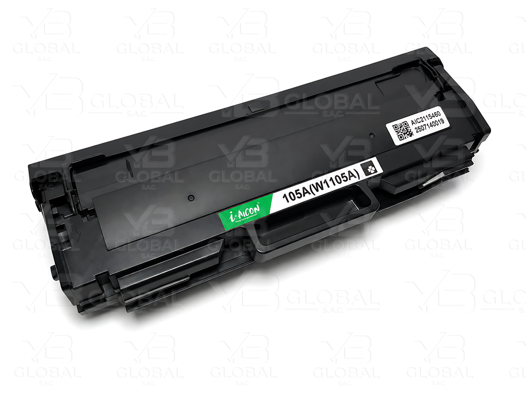 Cartucho de Toner Black Compatible HP Laserjet W1105A Marca i-Aicon