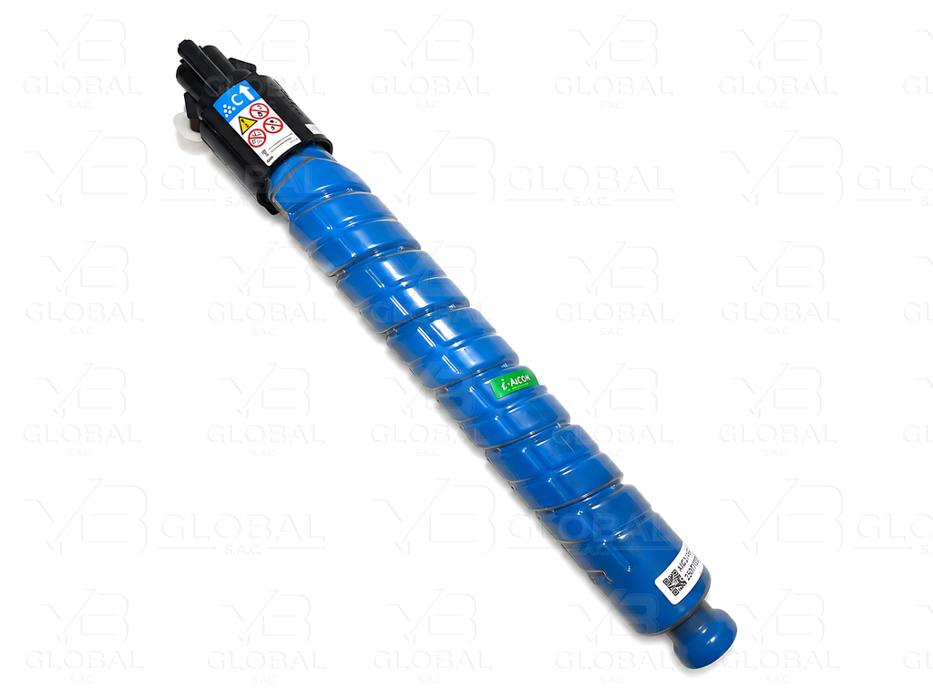Cartucho de Tóner Cyan Compatible Ricoh MP C306 Marca i-Aicon