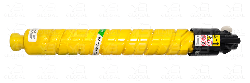 Cartucho de Tóner Yellow Compatible Ricoh IM C300 Marca i-Aicon