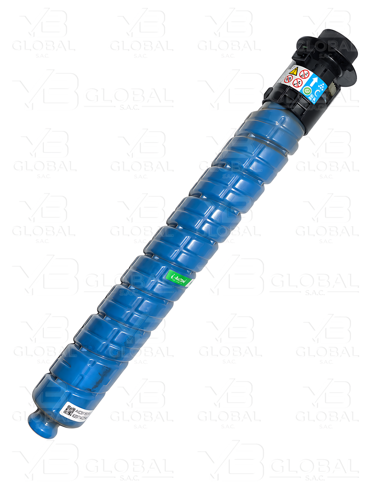 Cartucho de Tóner Cyan Compatible Ricoh IM C3500 Marca i-Aicon