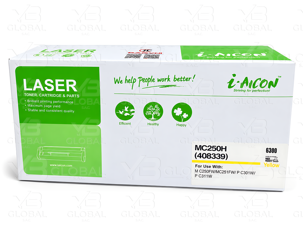 Cartucho de Tóner Yellow Compatible Ricoh M C250H Marca i-Aicon