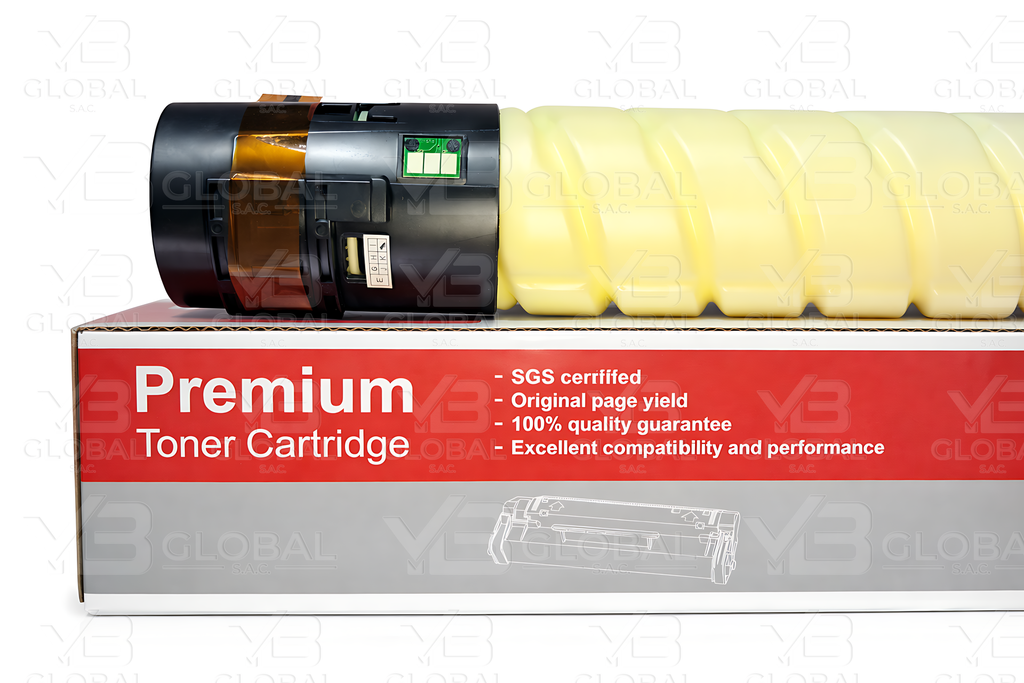 Cartucho de Tóner Yellow Compatible Konica Minolta Bizhub C454 Marca Pidaryni