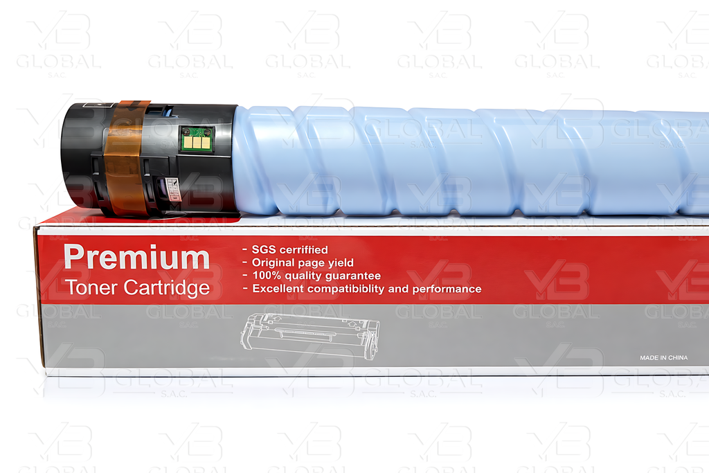 Cartucho de Tóner Cyan Compatible Konica Minolta Bizhub C454 Marca Pidaryni