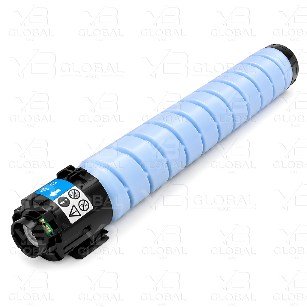 Cartucho de Tóner Cyan Compatible Ricoh IM C2500 Marca CET