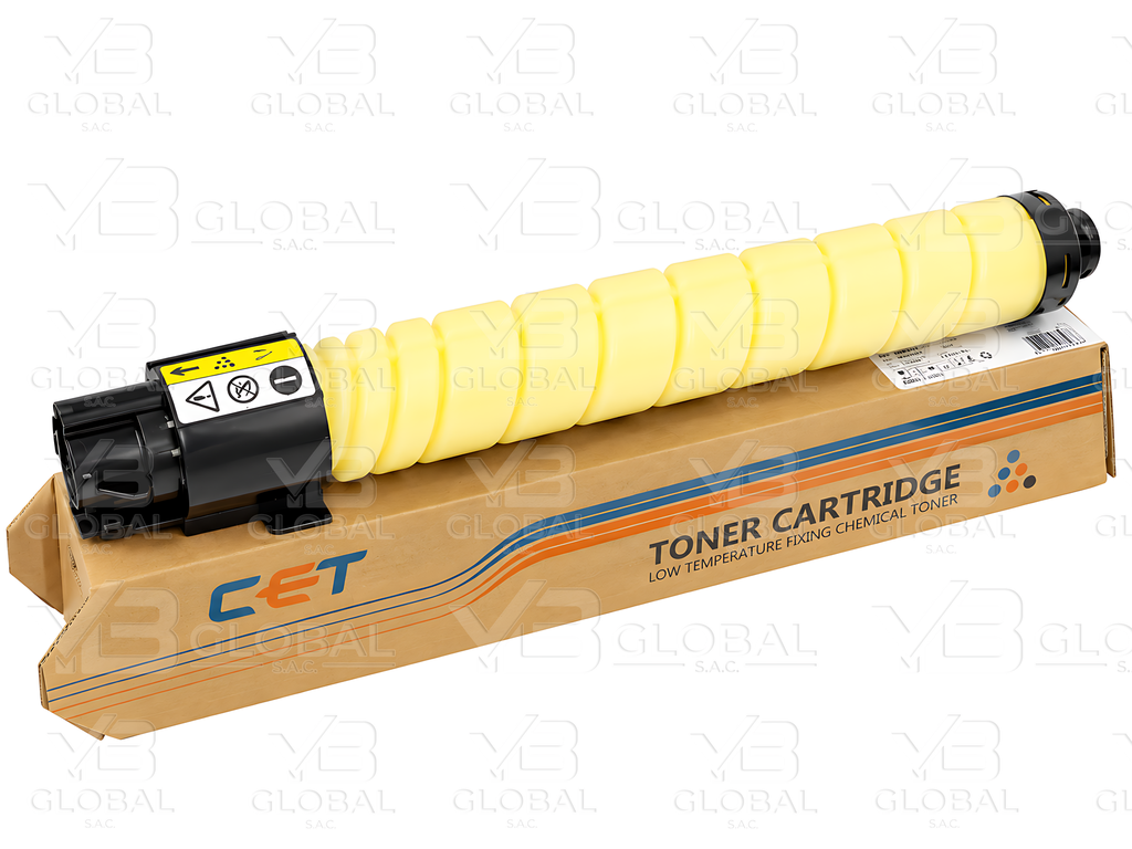 Cartucho de Tóner Yellow Compatible Ricoh IM C300 Marca CET