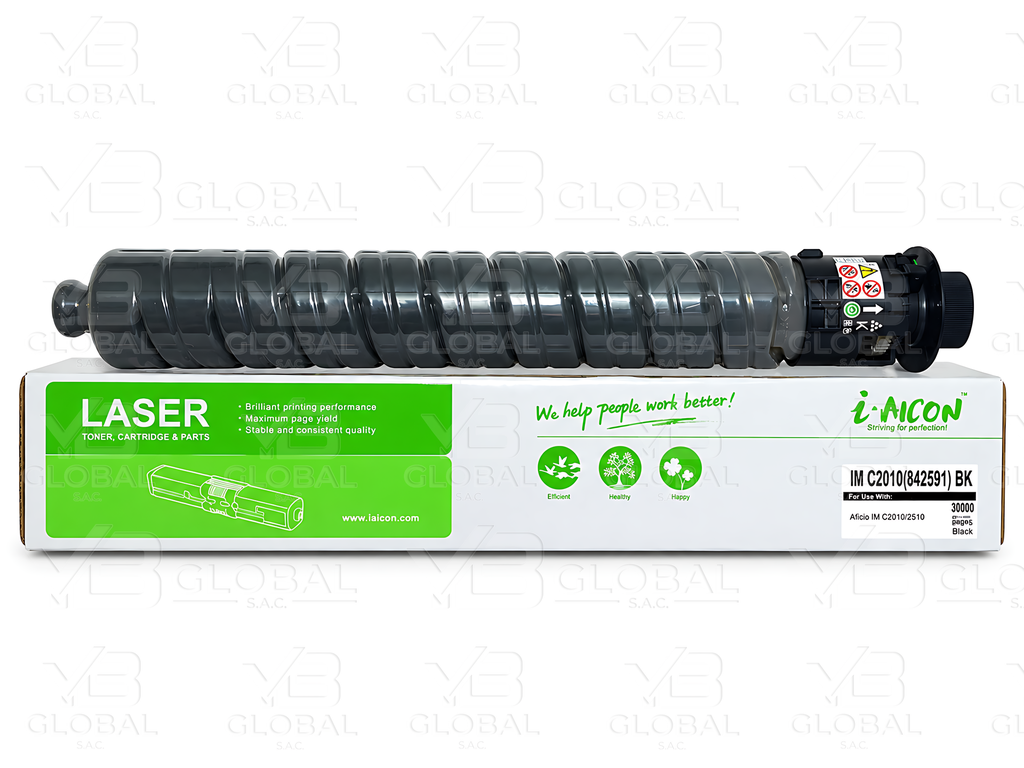 Cartucho de Tóner Black Compatible Ricoh IM C2510 Marca i-Aicon
