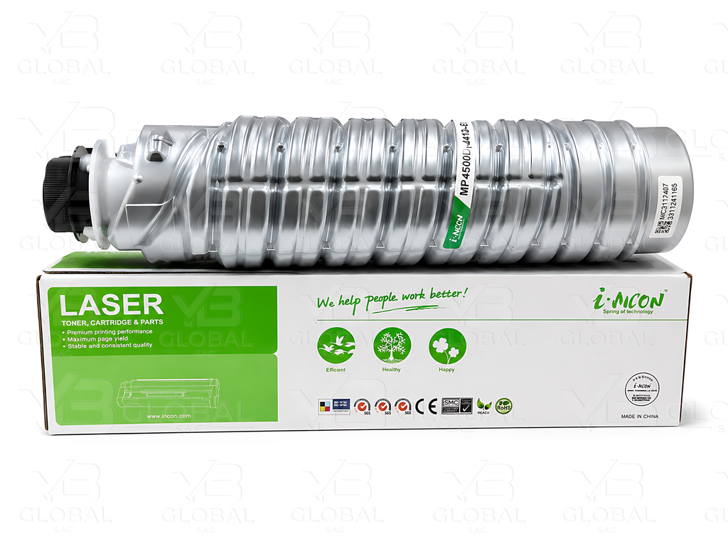 Cartucho de Tóner Black Compatible Ricoh MP 4500 Marca i-Aicon