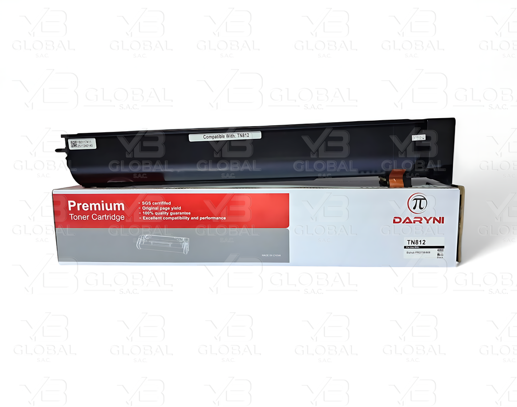 Cartucho de Tóner Black Compatible Konica Minolta Bizhub 758 Marca Pidaryni