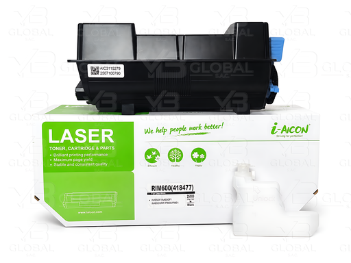 [418477𝝿] Cartucho de Tóner Black Compatible Ricoh IM 600 Marca i-Aicon