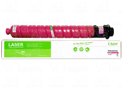 [841920𝝿] Cartucho de Tóner Magenta Compatible Ricoh MP C2503 Marca i-Aicon