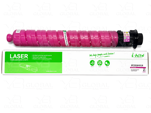 [841815𝝿] Cartucho de Tóner Magenta Compatible Ricoh MP C3503 Marca i-Aicon