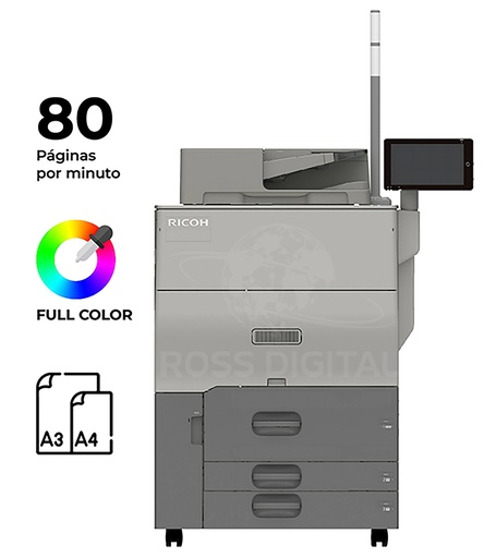 [409736] Fotocopiadora RICOH PRO C5410S – Impresora Láser Multifuncional Color A3