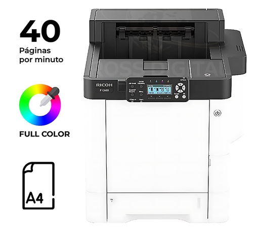 [LU408301] Impresora Láser RICOH P C600 a Color A4 Semi-Nueva